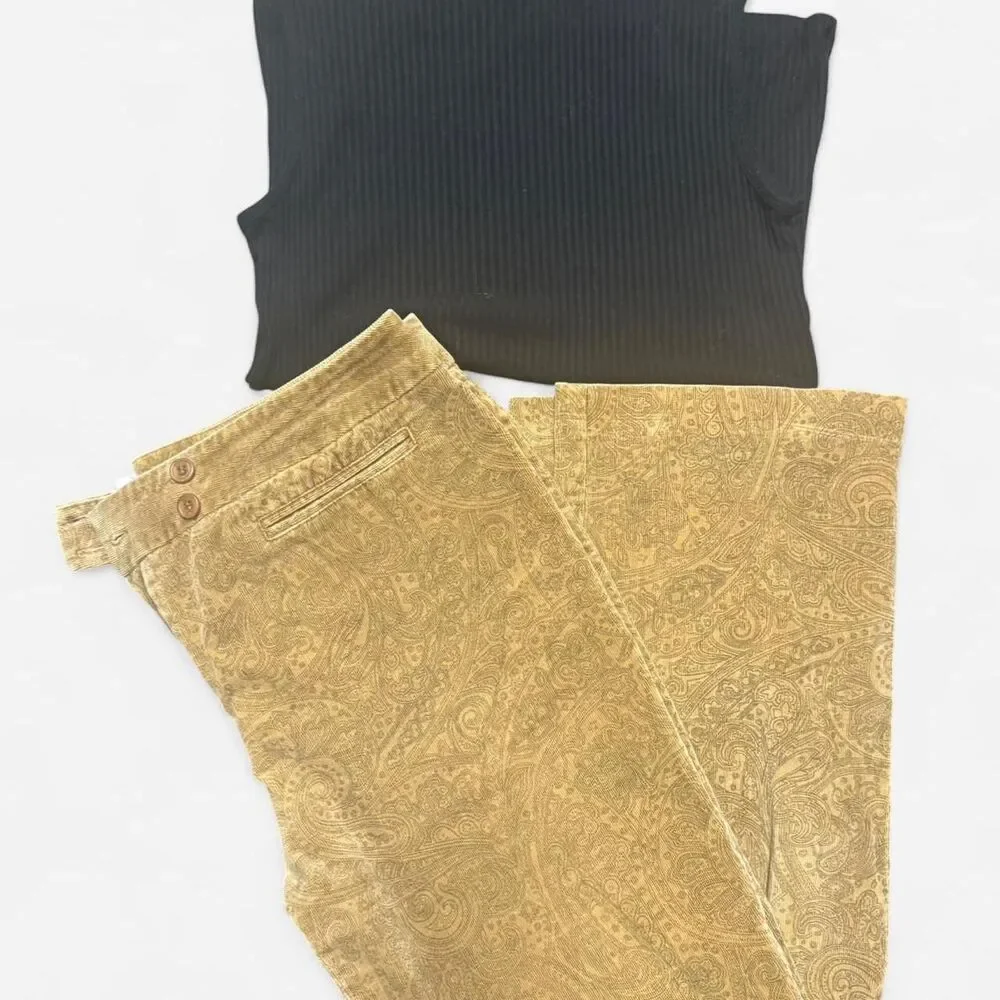 Carolina Women's Brown and Khaki Trousers